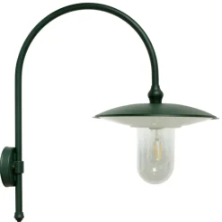 Große italienische Wandlampe für Außen mit Bogenarm
