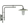 Große Wandlampe für außen mit tiefem Auslegerarm