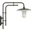 Große Wandlampe für außen mit Doppelrohr-Wandarm