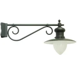 Große Wandlampe mit tiefem Auslegerarm (Ø 515 mm)