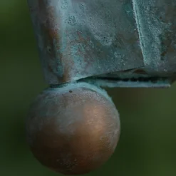 Große Wandlaterne aus Zink oder Messing Bordeaux GM