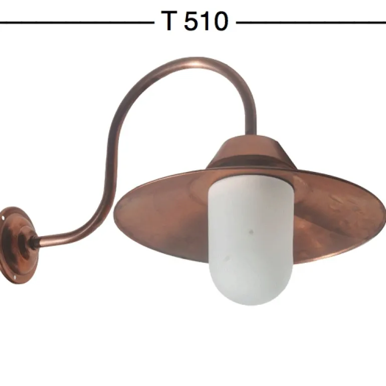 Große Wandleuchte Bremen Kupfer RO 1600