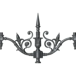 Große zweiflammige Schinkel-Mastleuchte S2 K P3K.418.73