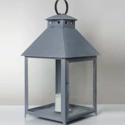 Großes französisches Windlicht: Kerzenleuchte La Turbie (Höhe 90 cm)