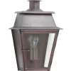 Halblaterne aus Zink oder Messing Bordeaux MM