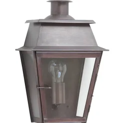 Halblaterne aus Zink oder Messing Bordeaux MM