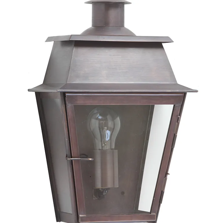 Halblaterne aus Zink oder Messing Bordeaux MM