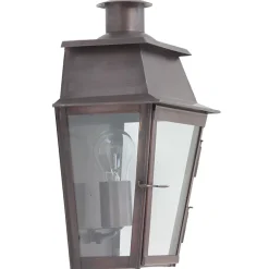 Halblaterne aus Zink oder Messing Bordeaux MM