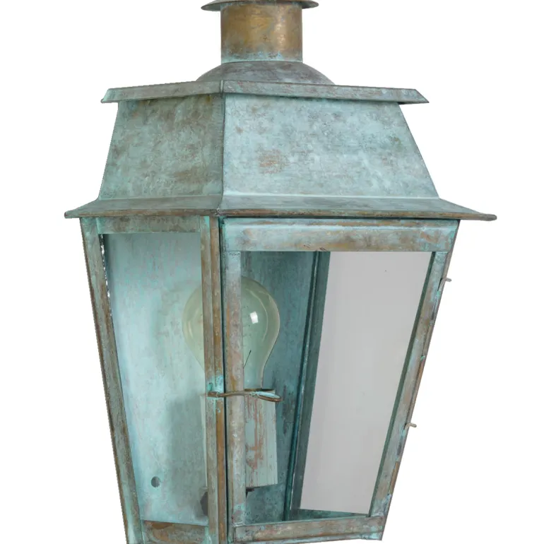 Halblaterne aus Zink oder Messing Bordeaux MM