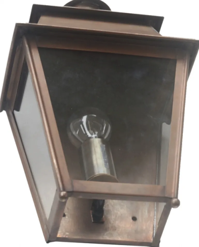 Halblaterne aus Zink oder Messing Bordeaux MM
