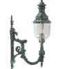 Hamburger Laterne mit Jugendstil-Wandarm PR M-L