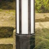 Handgeschmiedete Pollerleuchte mit Opalglas AL 6696