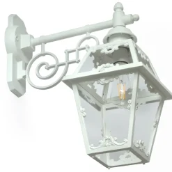 Historische Außenlampe aus Italien mit Jugendstil-Dekor