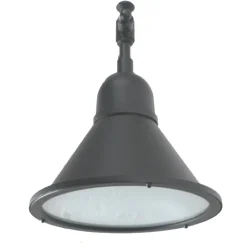 Historische Außenlampe mit Kegelschirm