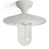Historische Deckenlampe mit Zylinderglas