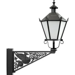 Historische Ecklaterne Alt Berlin G 11E im Schinkelstil