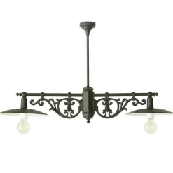 Historische italienische Balkenlampe für außen