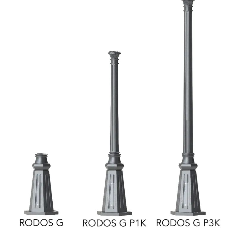 Historischer Mast RODOS G mit Masttür 57,5 / 160 / 210 cm