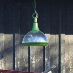 Hängeleuchte Bolero mit prismatischem Glas