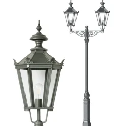 Hohe zweiflammige Schinkel-Mastleuchte S2ML.Thorn.73