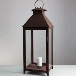 Hohes französisches Windlicht: Kerzenleuchte La Turbie (Höhe 90 cm)