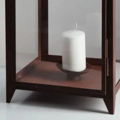 Hohes französisches Windlicht: Kerzenleuchte La Turbie (Höhe 90 cm)