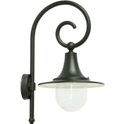 Industriestil-Wandlampe für außen mit Bischofstab