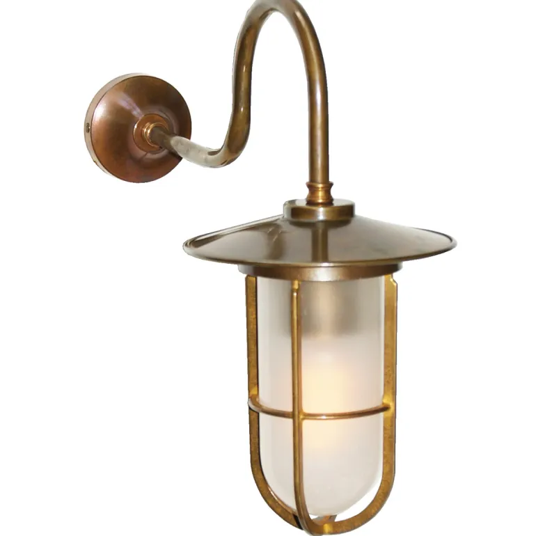 Irische Lampe für Außen mit vergittertem Glas Habo