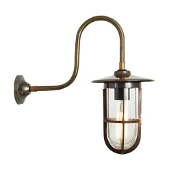 Irische Lampe für Außen mit vergittertem Glas Habo