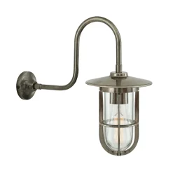 Irische Lampe für Außen mit vergittertem Glas Habo