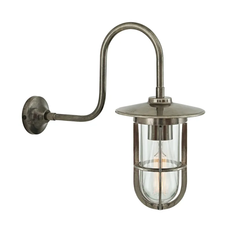 Irische Lampe für Außen mit vergittertem Glas Habo