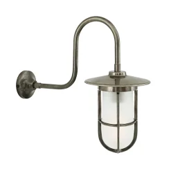 Irische Lampe für Außen mit vergittertem Glas Habo