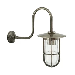 Irische Lampe für Außen mit vergittertem Glas Habo