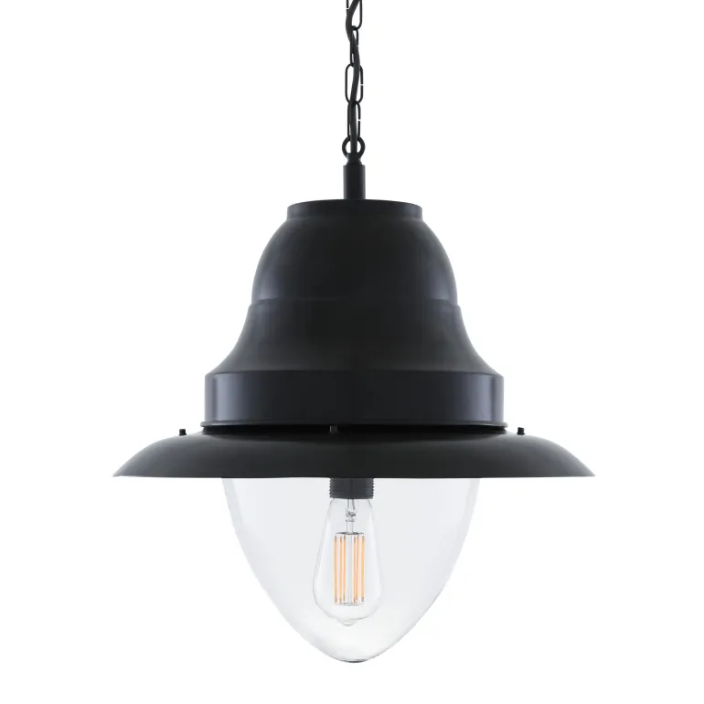 Irische Pendelleuchte mit Glaszylinder Glendale