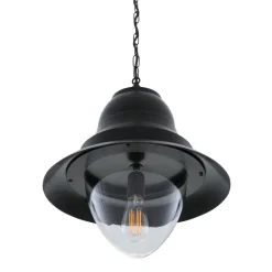 Irische Pendelleuchte mit Glaszylinder Glendale