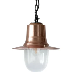 Irische Pendelleuchte mit Kupferschirm