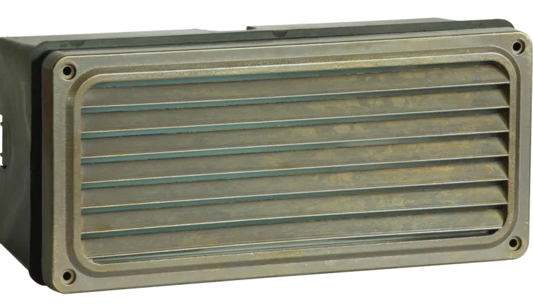 Irischer Einbaustrahler aus Messing Achair mit IP 54