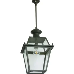Italienische Edelstahl-Deckenlampe für außen