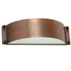 Italienische Up and down-Wandleuchte mit Kupferblende Fashion