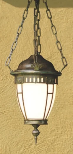Jugendstil-Hängeleuchte aus Schmiedeeisen HL 2530