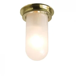 Kabinendeckenleuchte aus Messing 7202/E27