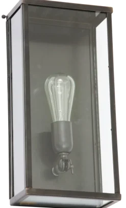 Kassetten-Wandleuchte Vitrine 1LN in Bronze, Chrom und Nickel