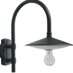 Klassische Außenlampe: Hofleuchte ohne Glas
