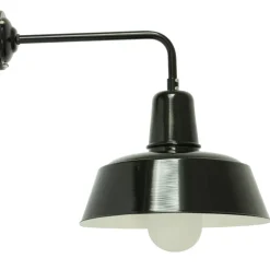 Klassische Fabrik-Wandleuchte Berlin RO 130 mit Glas