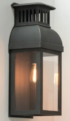 Klassische flache Wandleuchte aus Schmiedeeisen WL 3628