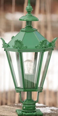 Klassische Gartenlampe SO 70 mit Guss-Laterne im Schinkelstil
