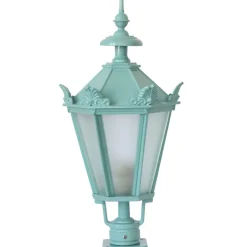 Klassische Gartenlampe SO 70 mit Guss-Laterne im Schinkelstil
