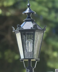 Klassische Gartenlampe SO 70 mit Guss-Laterne im Schinkelstil