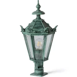 Klassische Gartenlampe SO 70 mit Guss-Laterne im Schinkelstil