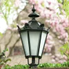 Klassische Gartenlampe SO 70 mit Guss-Laterne im Schinkelstil